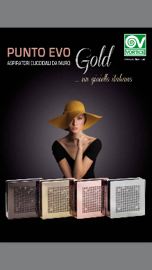 Vortice ME 100/4" LL GIALLO - YELLOW GOLD