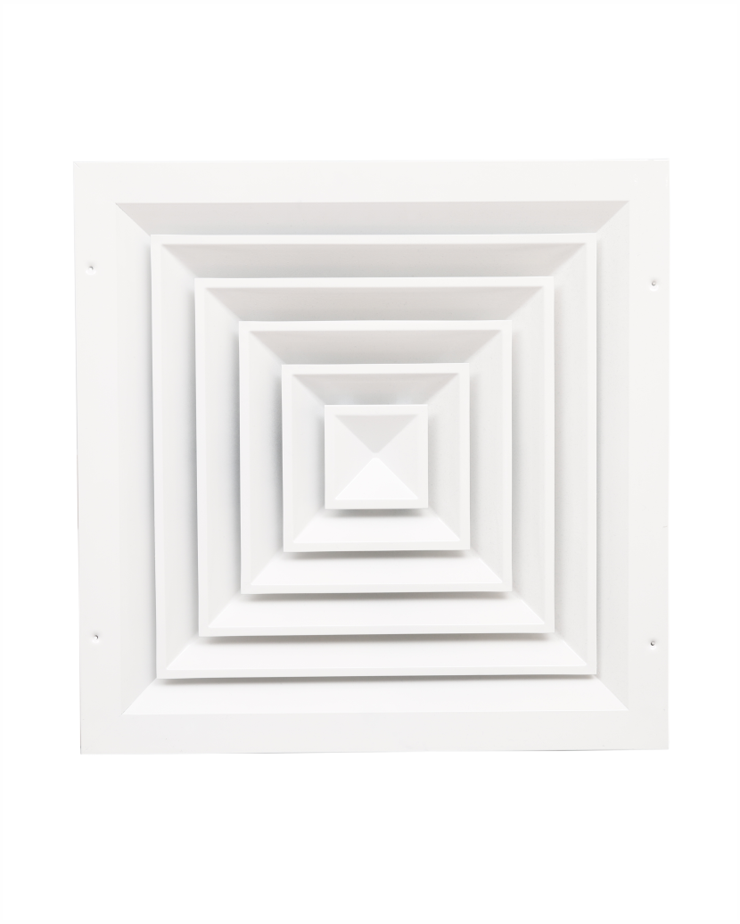 Düz Kanatlı Kare Tavan Anemostad HDKTA