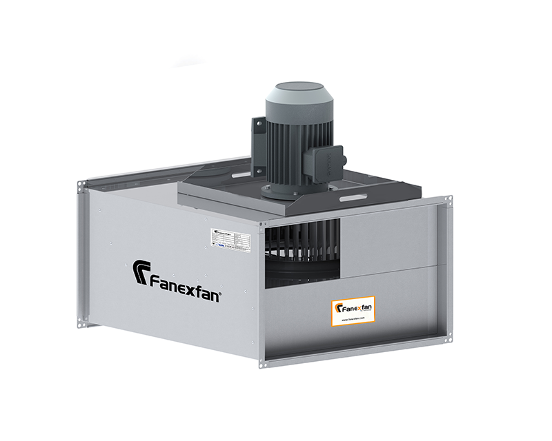 HARİCİ MOTORLU ÖNE EĞİMLİ SIK KANATLI DİKDÖRTGEN KANAL FANLARI