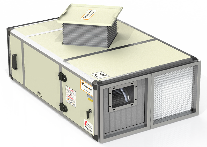 RADYAL FANLI ISI GERİ KAZANIM CİHAZLARI (ALÜMİNYUM EŞANJÖRLÜ)