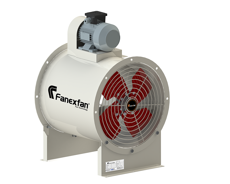 Kayış Kasnaklı Metal Pervaneli Duman Tahliye ve Basınçlandırma Fanları