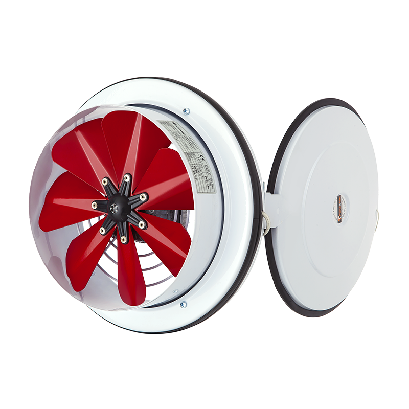 Kapaklı ve Flanşlı Aksiyal Aspiratörler