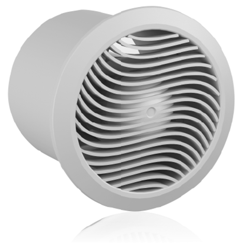 Ring Yuvarlak Banyo WC Duvar Tavan Fanları