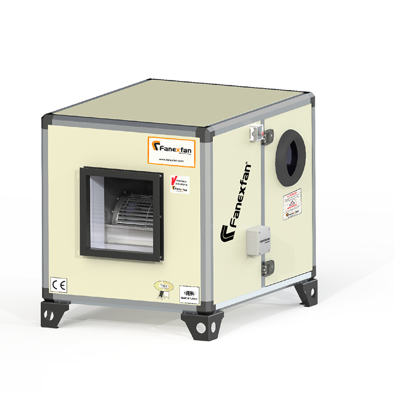 Öne Eğimli Sık Kanatlı Hücreli Vantilatörler